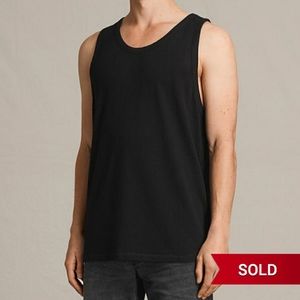 ❌SOLD ▪  ALLSAINTS Jet Black Men's Hiruma Tank